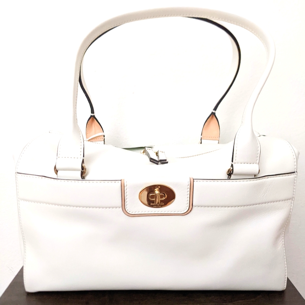 Kate Spade Colette Hampton Road, Multi-Functional Satchel, Off-White.